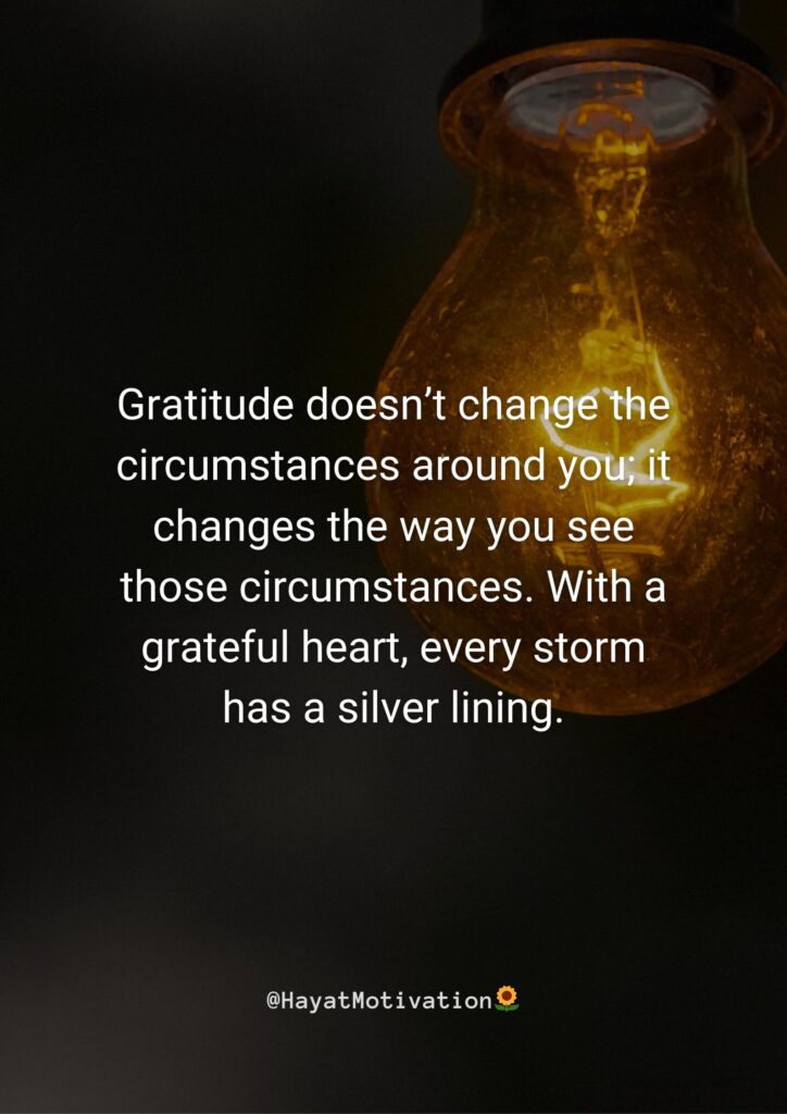A grateful heart