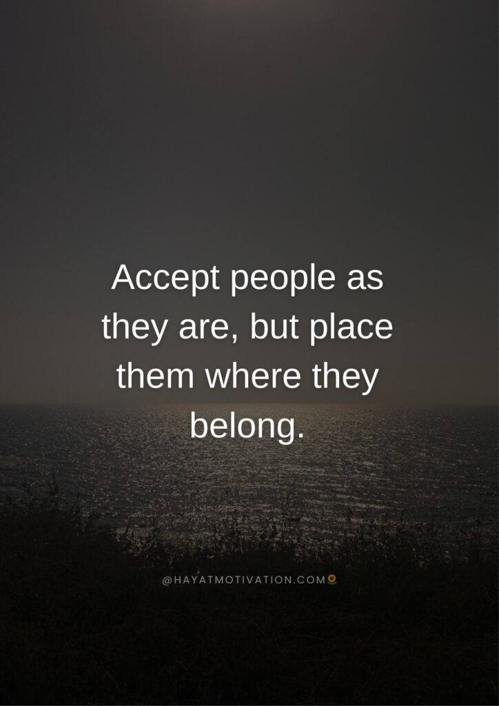 accept people as they are