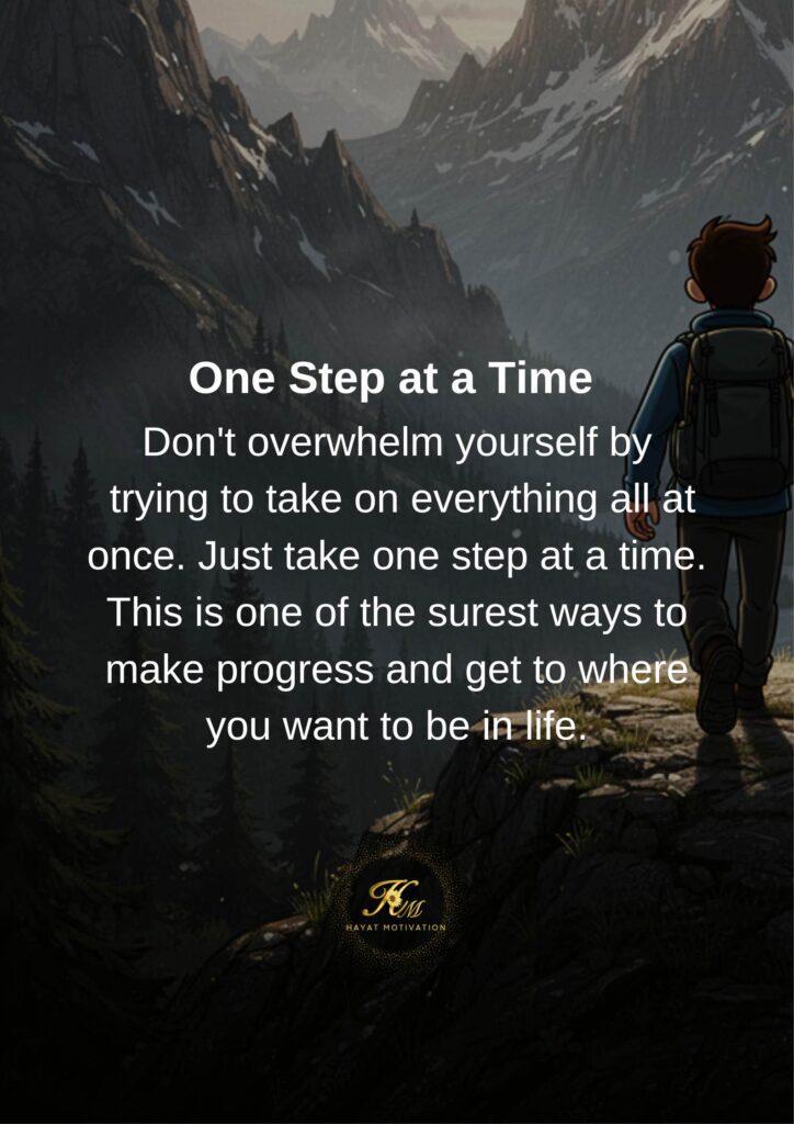 the power of starting small